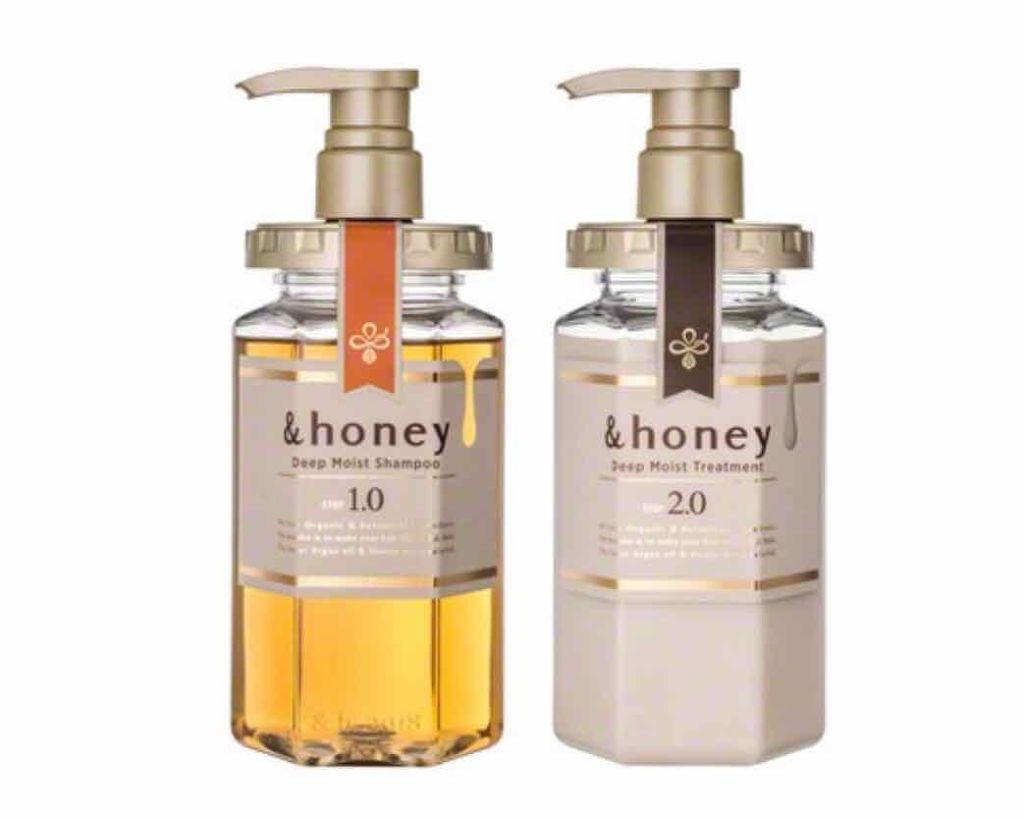 ディープモイスト シャンプー1.0／ヘアトリートメント2.0/&honey/市販シャンプーを使ったクチコミ（1枚目）