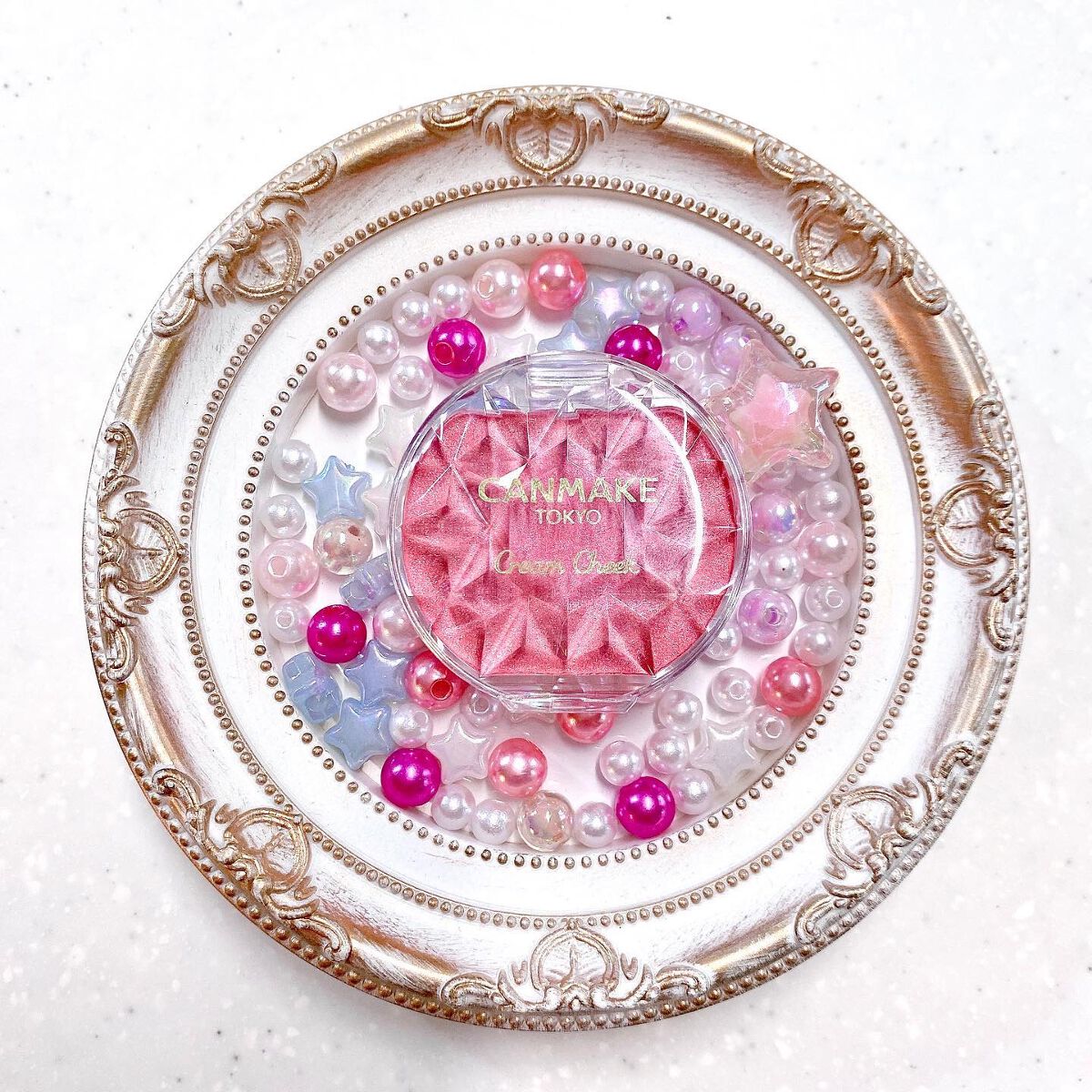 クリームチーク(パールタイプ)/キャンメイク/ジェル・クリームチークを使ったクチコミ(1枚目)