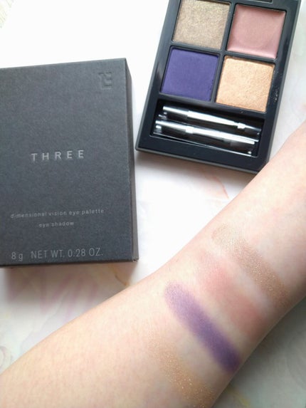 ディメンショナルビジョンアイパレット/THREE/アイシャドウパレットを使ったクチコミ(1枚目)