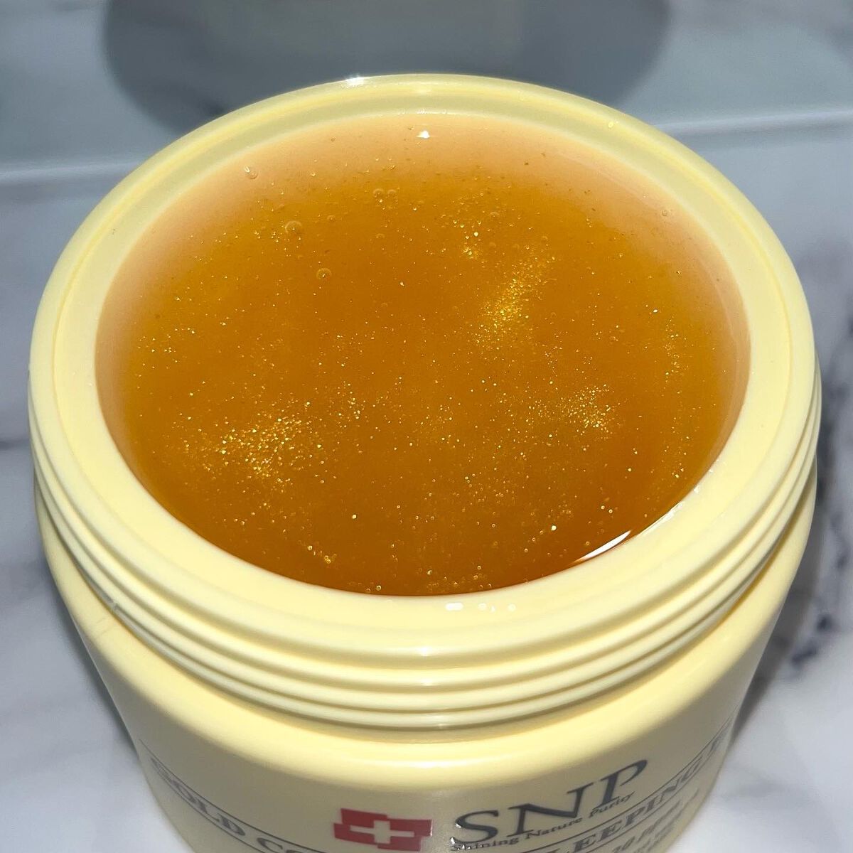 SNP ゴールド コラーゲン スリーピング パック/SNP/シートマスク・パックを使ったクチコミ（3枚目）