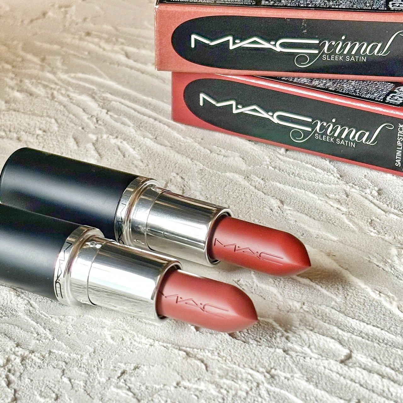 マキシマル スリーク サテン リップスティック/M・A・C/口紅を使ったクチコミ（3枚目）