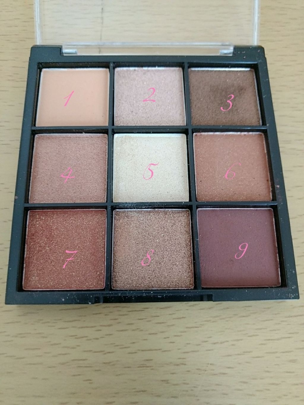 UR GLAM BLOOMING EYE COLOR PALETTE/U R GLAM/アイシャドウパレットを使ったクチコミ(2枚目)