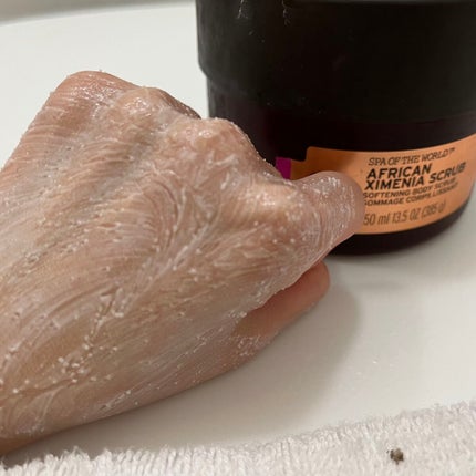 アフリカン ソフトニングボディスクラブ/THE BODY SHOP/ボディスクラブを使ったクチコミ(4枚目)