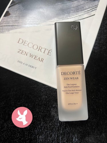 ✨DECORTÉ✨
✨コスメデコルテ ゼン ウェア フルイド✨

色⇨N31

SPF25 PA + +
30ml
18色　¥6600

✪24時間化粧持ち
✪汗プルーフ
✪皮脂プルーフ
✪乾燥プルーフ