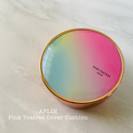 ピンクティーツリーカバークッション/APLIN/クッションファンデーションを使ったクチコミ(1枚目)