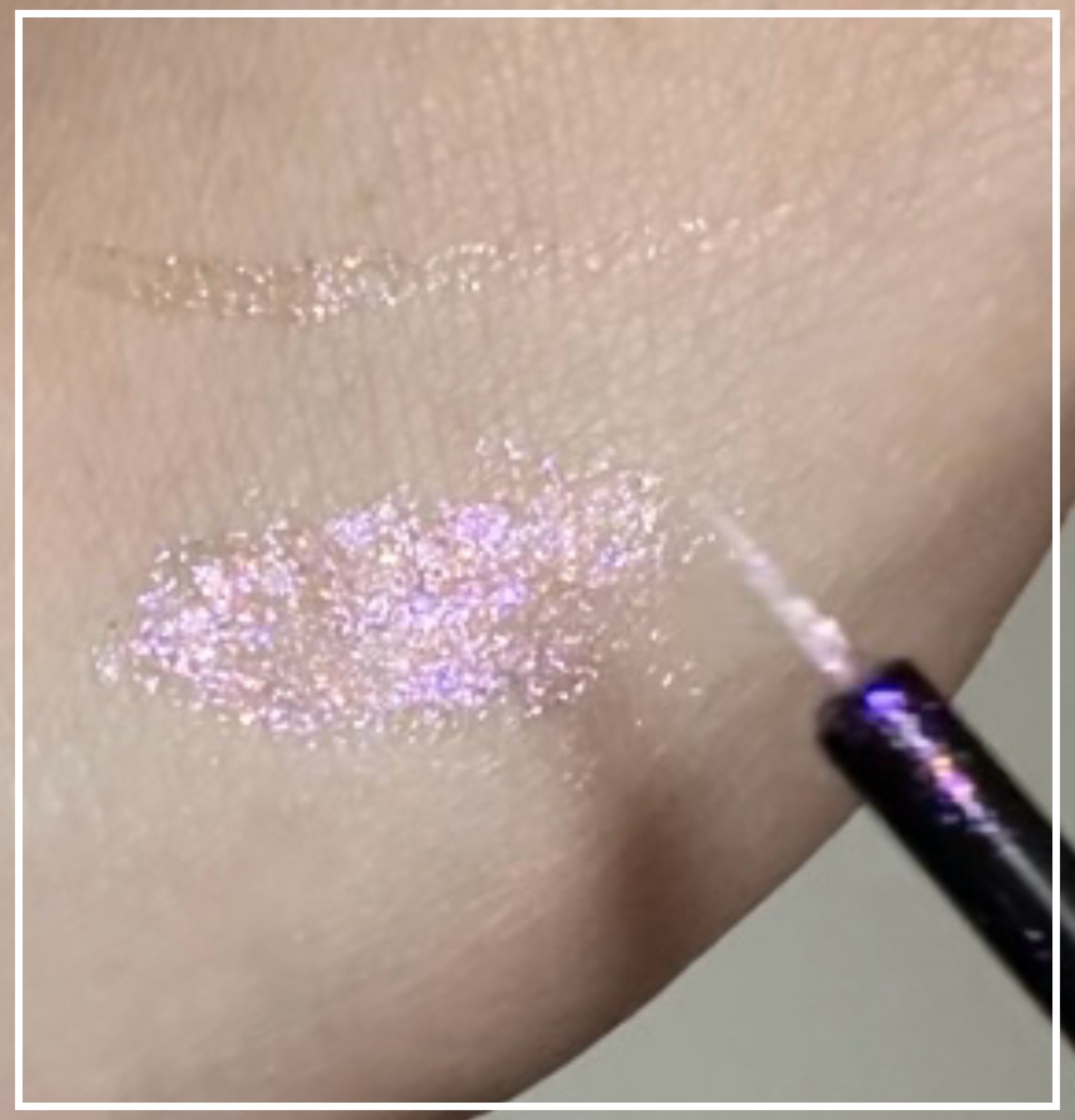 チアミーカラー グリッターアイライナー/CHEER me COLOR/リキッドアイライナーを使ったクチコミ（3枚目）