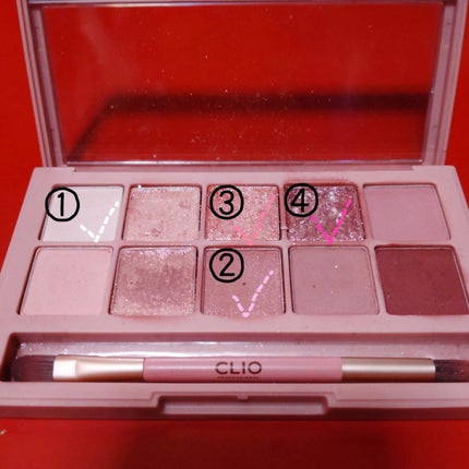 プロ アイ パレット/CLIO/アイシャドウパレットを使ったクチコミ(2枚目)