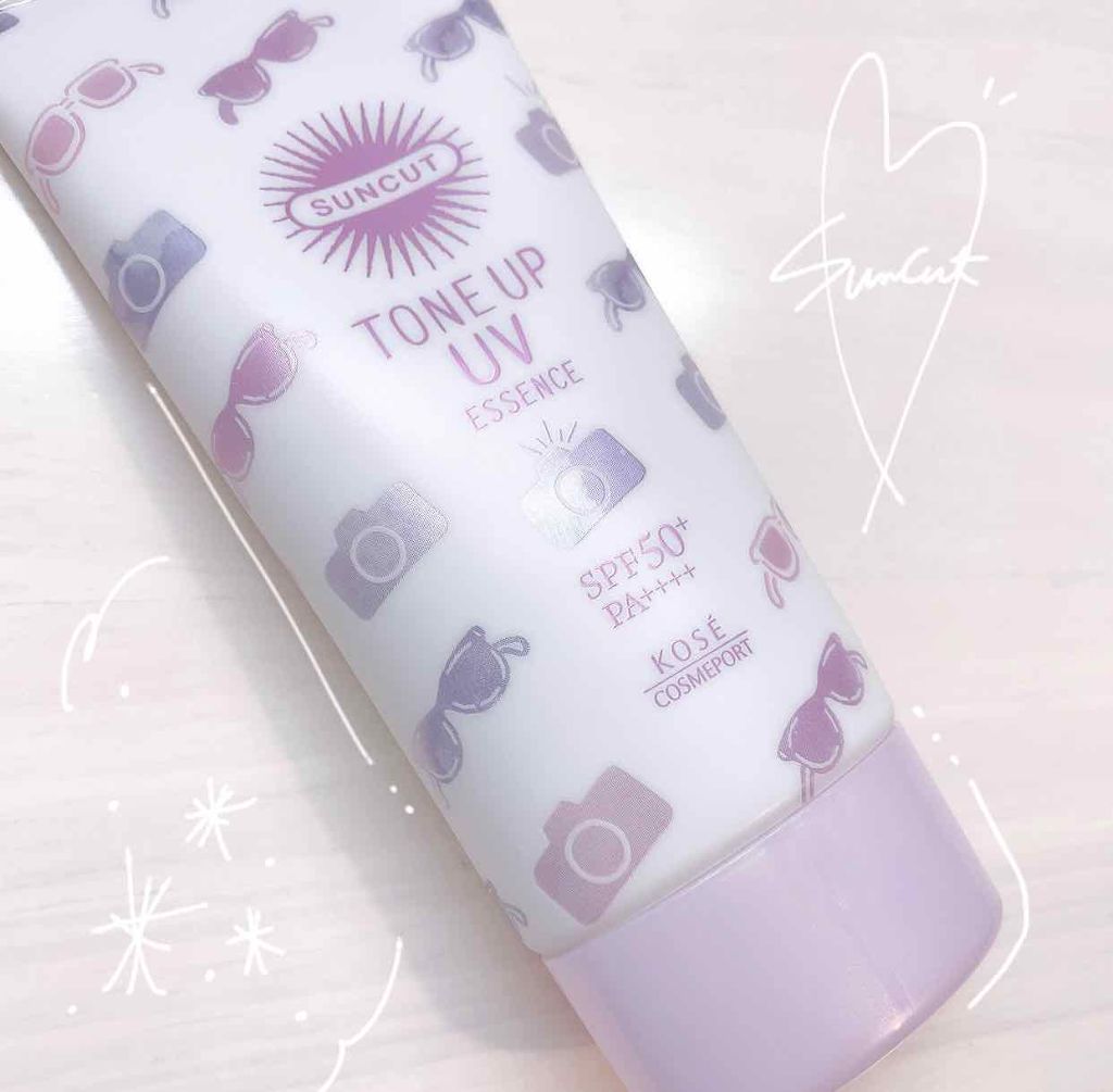 トーンアップUV エッセンス/サンカット®/日焼け止めローションを使ったクチコミ（1枚目）