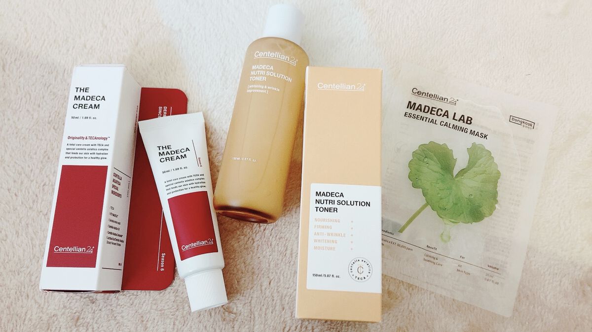 マデカラボ エッセンシャルカーミングマスク/センテリアン24/シートマスク・パックを使ったクチコミ（1枚目）