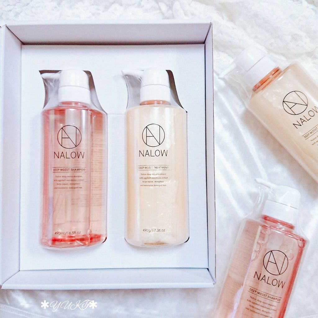 ディープモイスト シャンプー／トリートメント シャンプー490ml/NALOW/市販シャンプーを使ったクチコミ（2枚目）