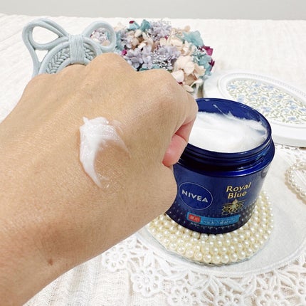 ニベア ロイヤルブルーボディクリーム うるおい密封ケア/ニベア/ボディクリームを使ったクチコミ(4枚目)