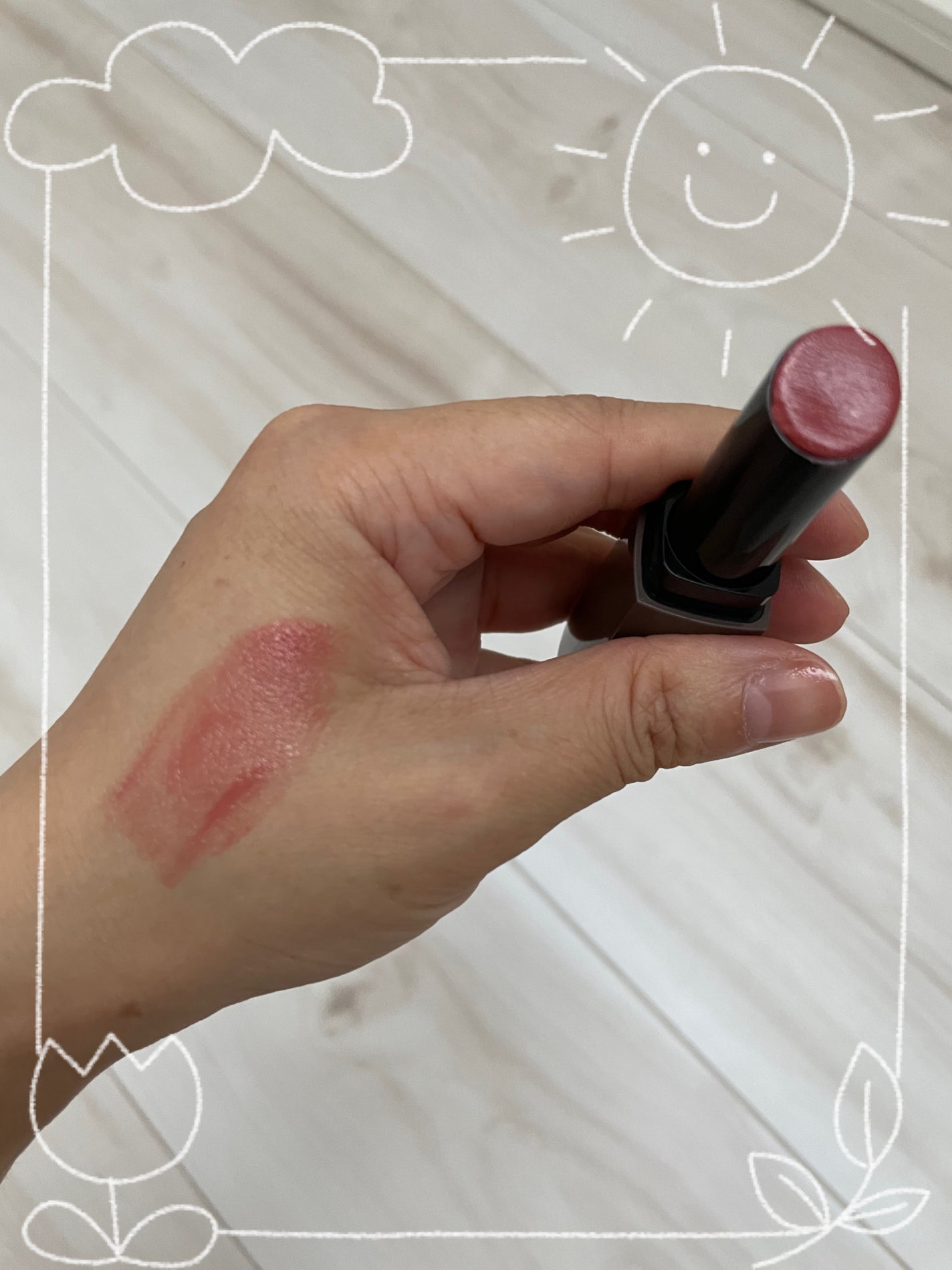 リップカラーシールド/CEZANNE/口紅を使ったクチコミ(2枚目)