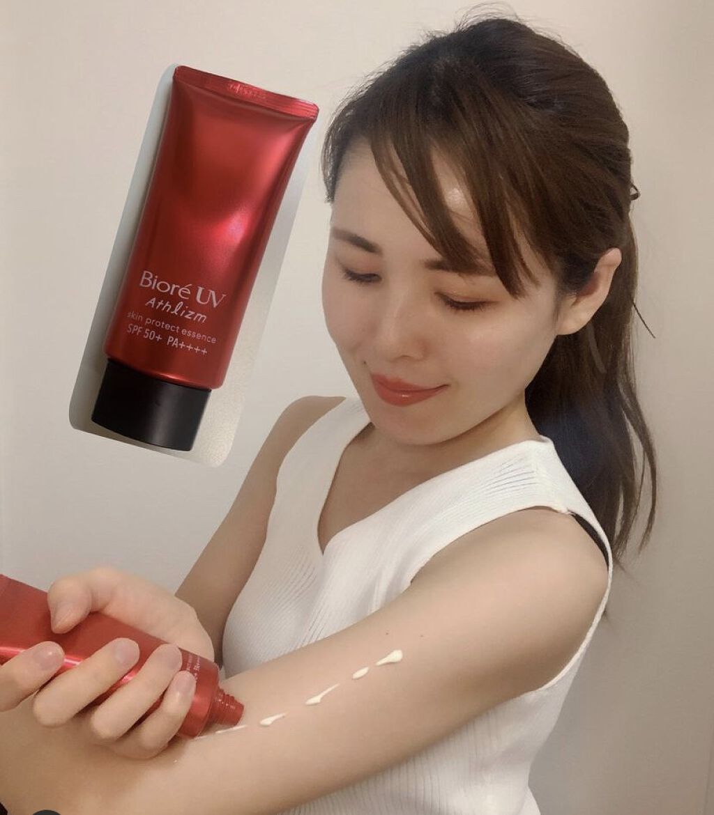 UV  アスリズム　スキンプロテクトエッセンス/ビオレ/日焼け止めローションを使ったクチコミ（1枚目）