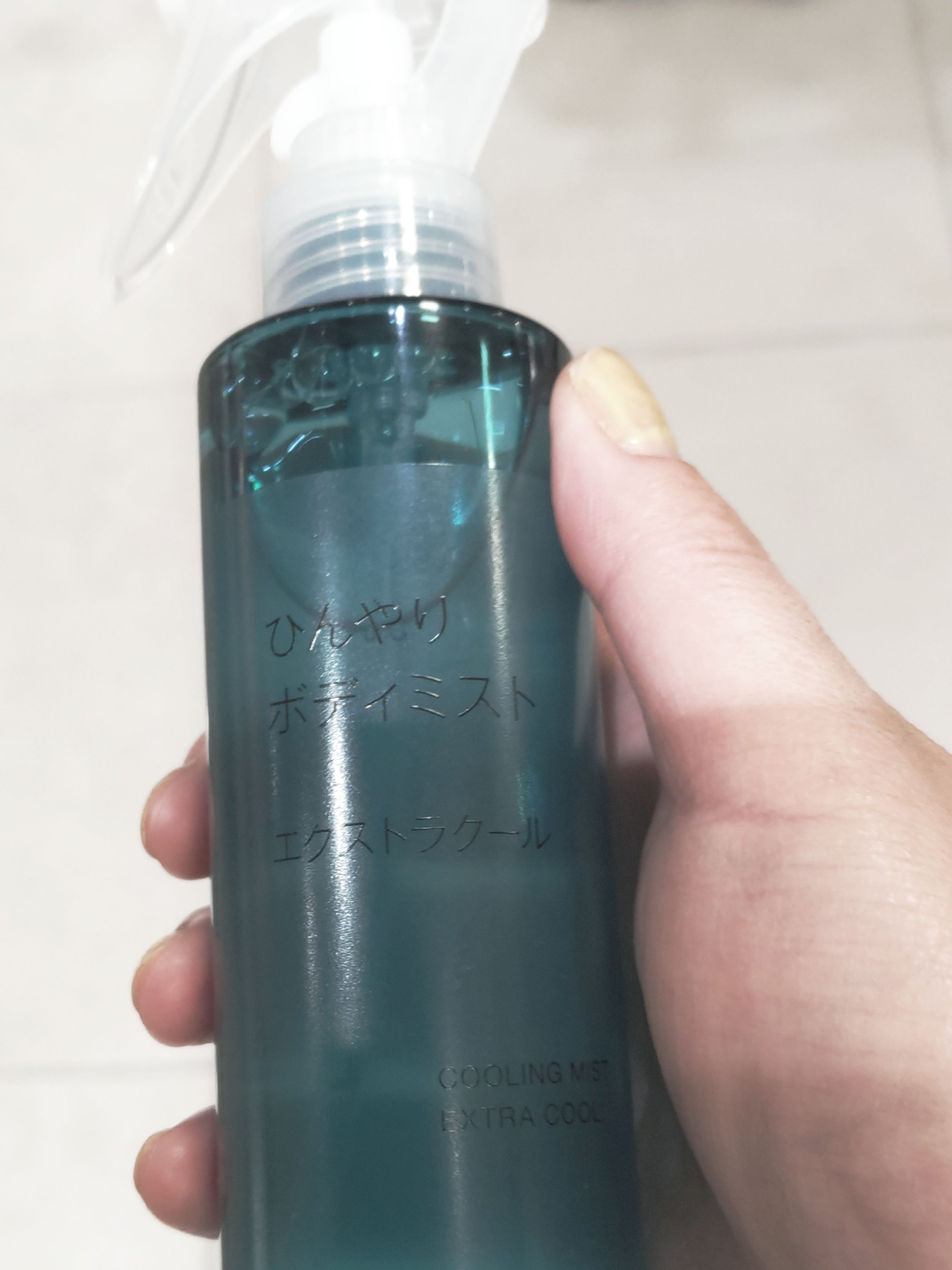 ひんやりボディミスト エクストラクール/無印良品/デオドラント・制汗剤を使ったクチコミ（1枚目）