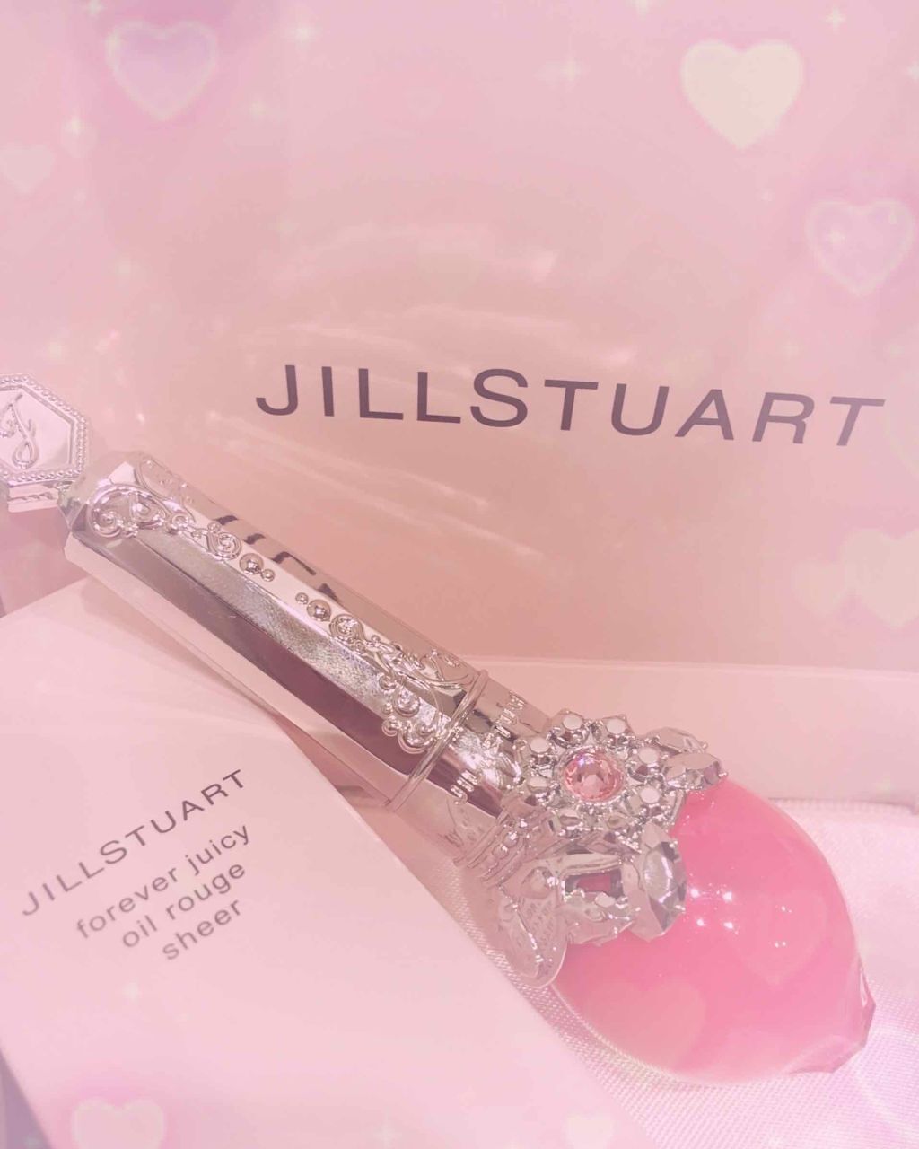 フォーエヴァージューシー オイルルージュ/JILL STUART/口紅を使ったクチコミ（1枚目）