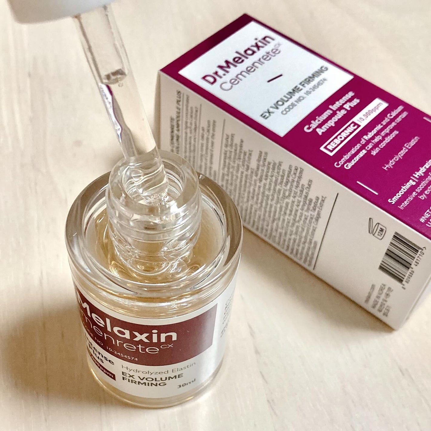 Cemenrete Calcium Intense Ampoule/Dr.Melaxin/美容液を使ったクチコミ(2枚目)