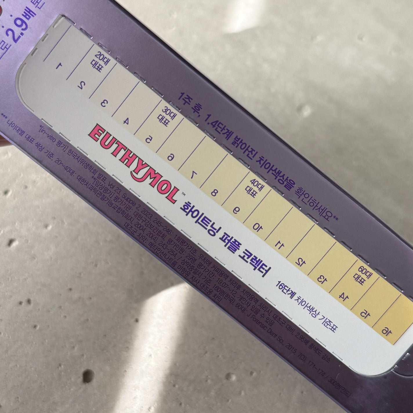 ホワイトパープル歯みがき ピーチフローラルミントの香り/EUTHYMOL/歯磨き粉を使ったクチコミ(2枚目)