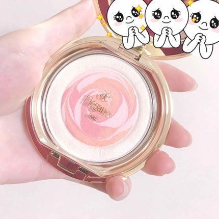 ブリス オーラ/Elégance/パウダーチークを使ったクチコミ(2枚目)