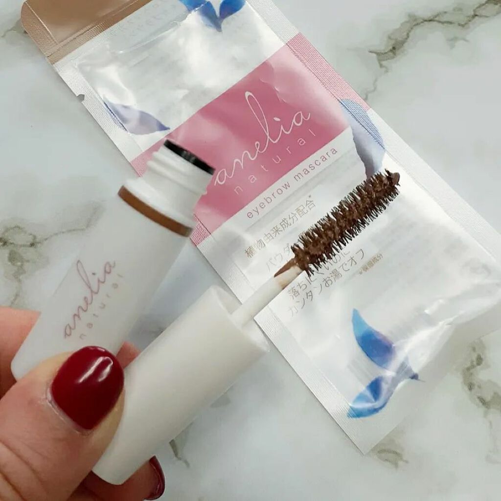 アイブロウ マスカラ/anelia natural/眉マスカラを使ったクチコミ（2枚目）