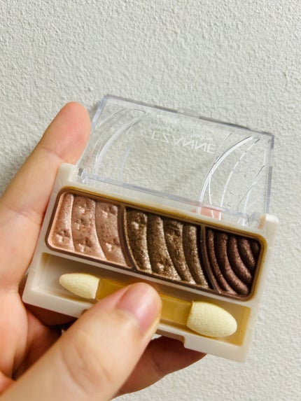 トーンアップアイシャドウ/CEZANNE/アイシャドウパレットを使ったクチコミ(3枚目)