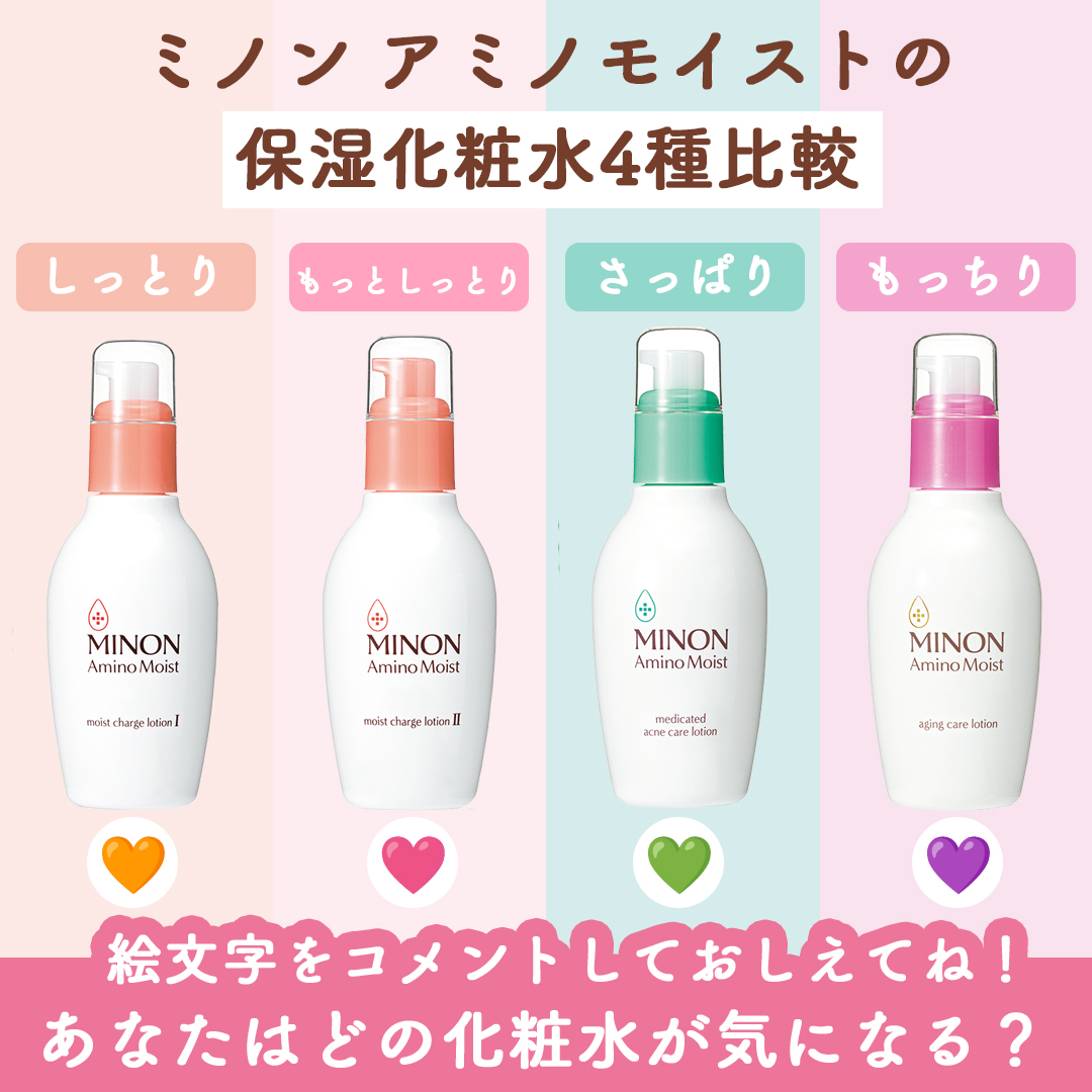 ミノン アミノモイスト モイストチャージ ローションII もっとしっとりタイプ/ミノン/化粧水を使ったクチコミ（1枚目）