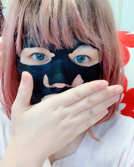 ディープブラック アクアモイスチャー シートマスク/ALFACE+/シートマスク・パックを使ったクチコミ(2枚目)