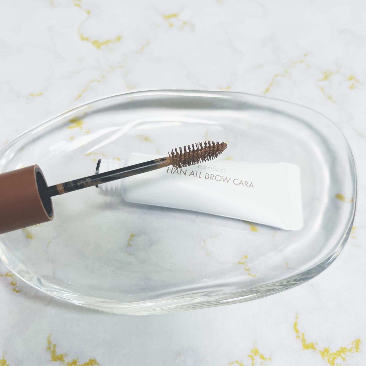 ハンオールブロウカラ/rom&nd/眉マスカラを使ったクチコミ（2枚目）