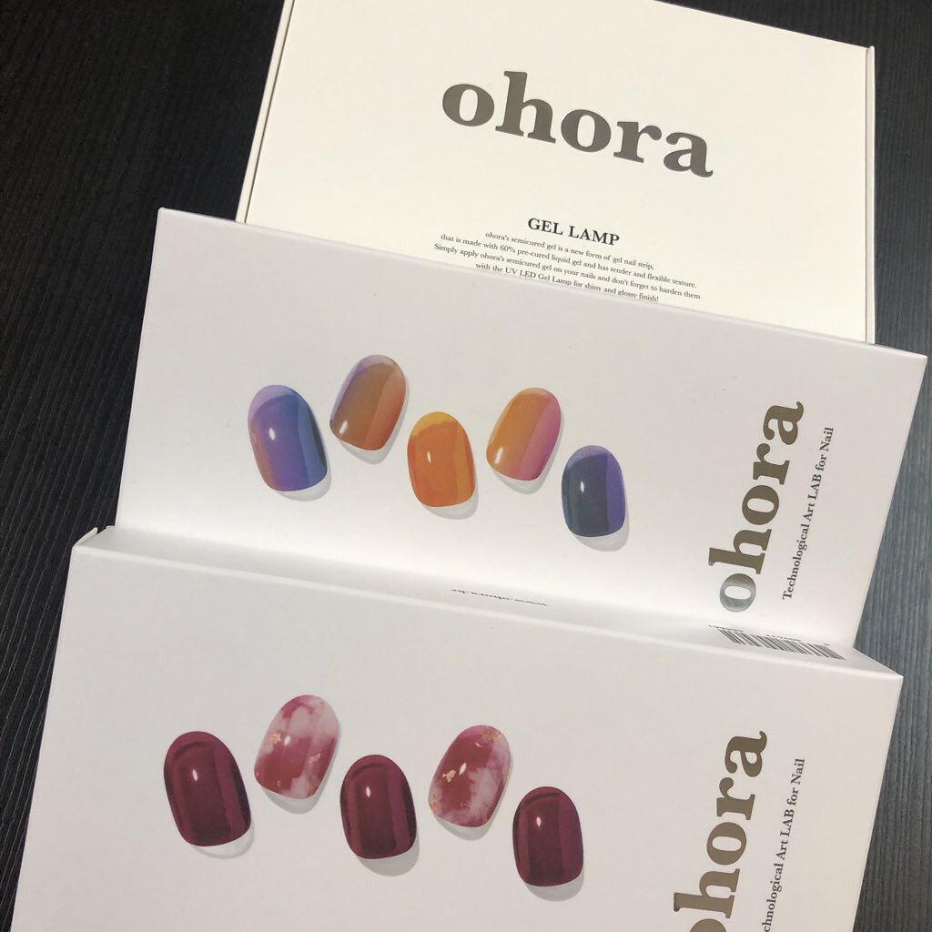 セミキュアジェルネイル（ハンド）/ohora/ネイルシールを使ったクチコミ（2枚目）