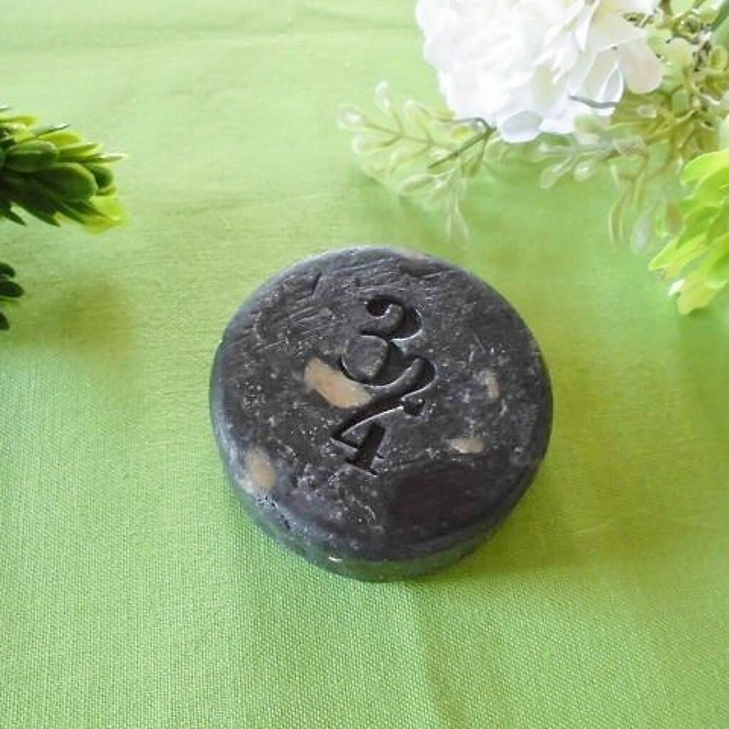 324黒水素石鹸 SHAMPOO BAR H2/324/洗顔石鹸を使ったクチコミ（1枚目）