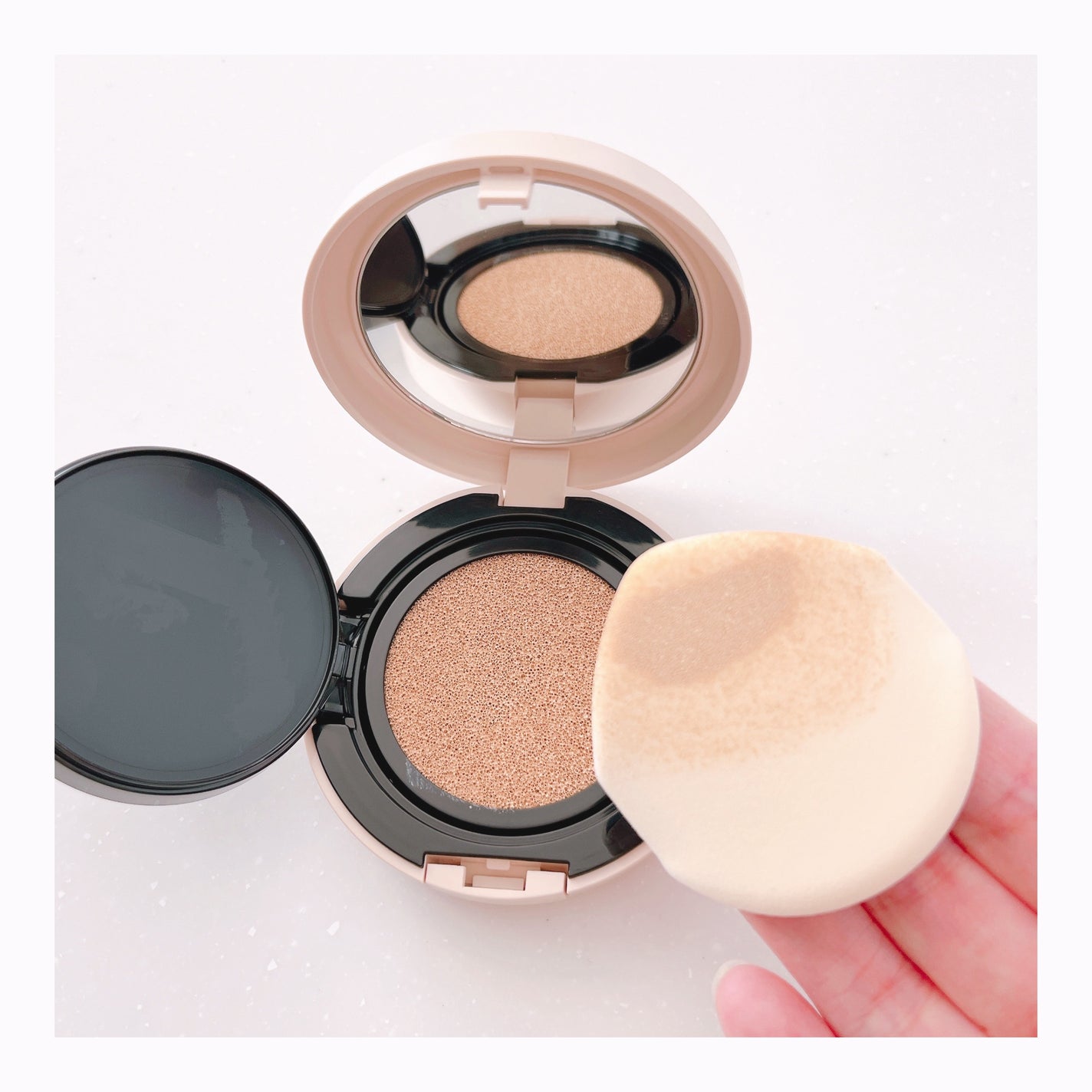 クッションファンデーション/CEZANNE/クッションファンデーションを使ったクチコミ(5枚目)