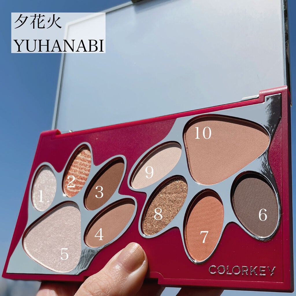 トラ十色アイシャドウパレット/COLORKEY/アイシャドウパレットを使ったクチコミ(3枚目)