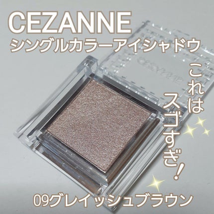 シングルカラーアイシャドウ/CEZANNE/単色アイシャドウを使ったクチコミ(1枚目)