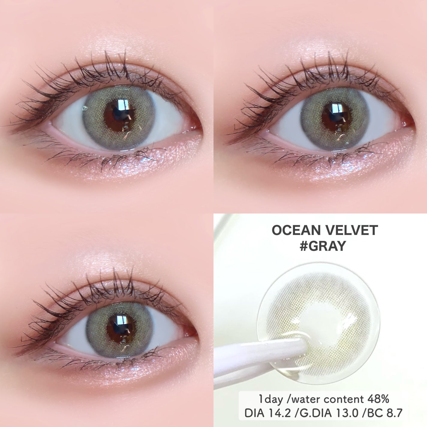 オーシャンベルベット 1day/OLENS/カラーコンタクトレンズを使ったクチコミ(4枚目)