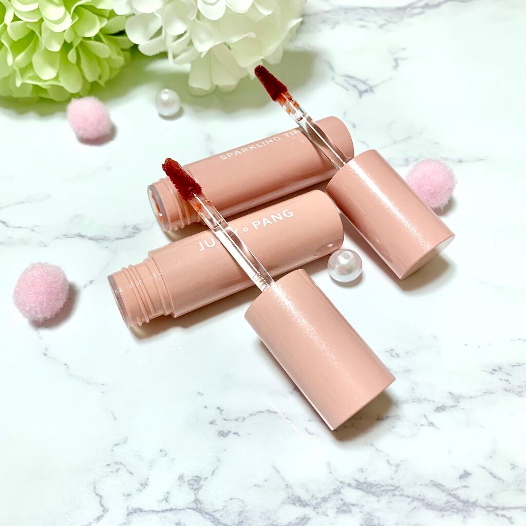 アピュー ジューシーパン スパークリングティント/A’pieu/口紅を使ったクチコミ(4枚目)