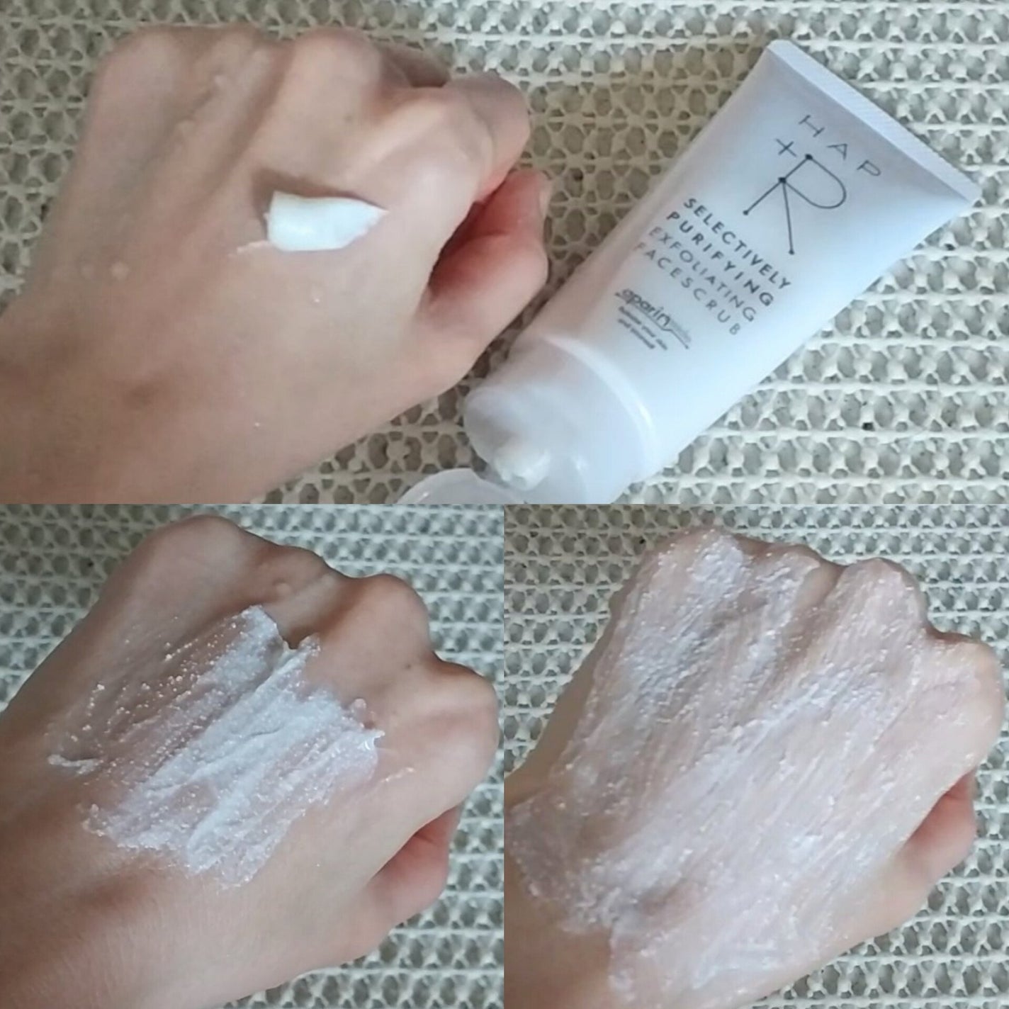 フェイススクラブ /HAP+R/スクラブ・ゴマージュを使ったクチコミ(4枚目)