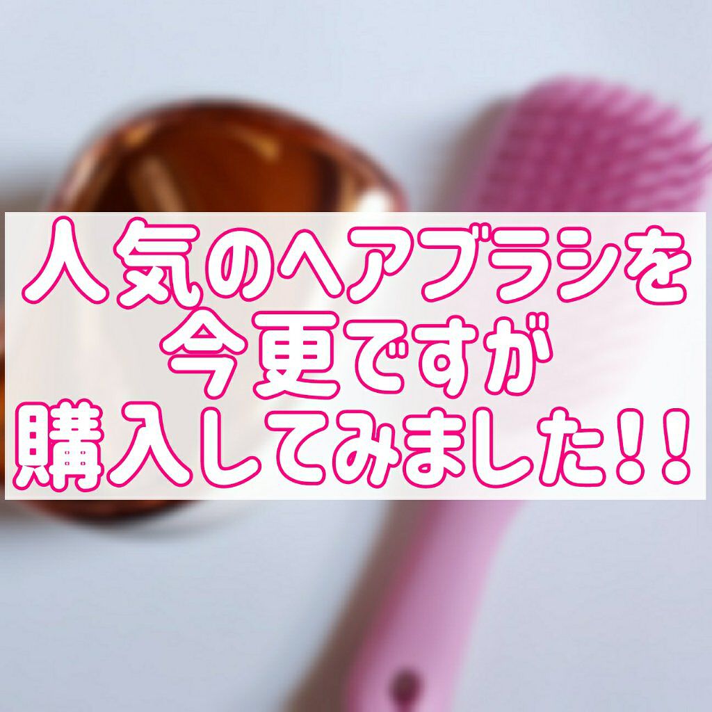 コンパクトスタイラー/TANGLE TEEZER/ヘアブラシを使ったクチコミ（1枚目）