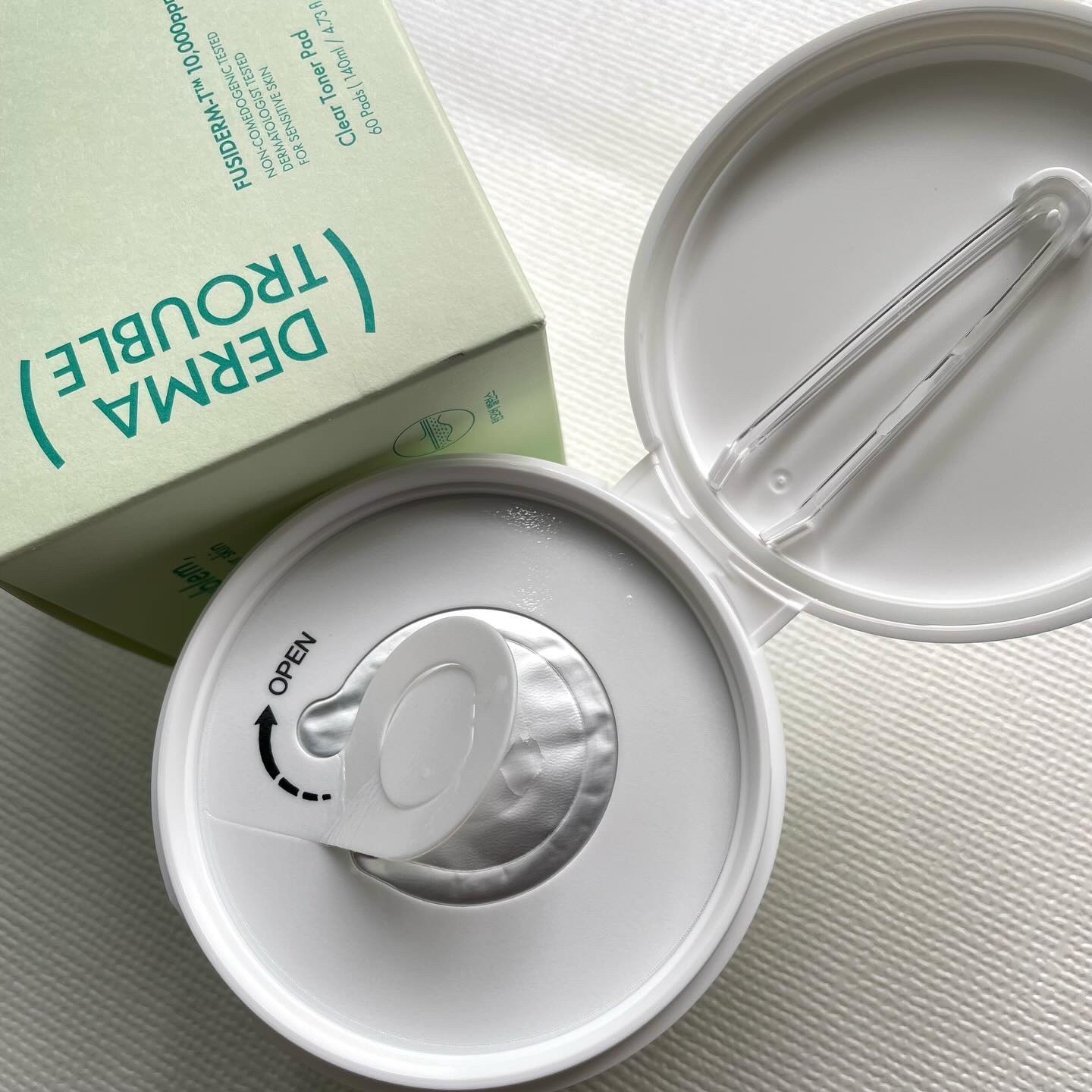 ダーマトラブル クリアトナーパッド/フシダイン/トナーパッドを使ったクチコミ（3枚目）