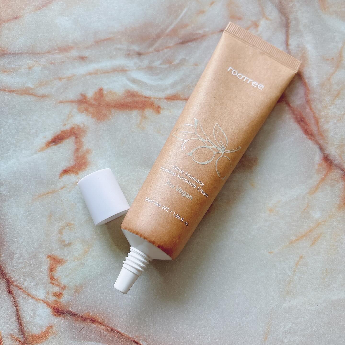 オリーブスクアランファーミングアンプルクリーム/rooTree/フェイスクリームを使ったクチコミ（3枚目）