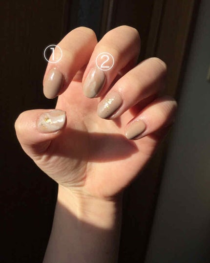 ジェルネイル(ライト対応)/セリア/ジェルネイルを使ったクチコミ(2枚目)