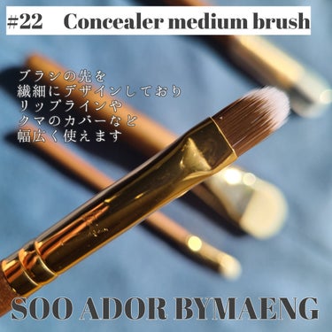 BY MAENG #06 BaseEye Shadow-Round Type Brush/SOOA DOR/メイクアップキットを使ったクチコミ（3枚目）