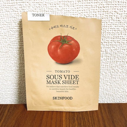 スーヴィッド マスクシート トマト/SKINFOOD/シートマスク・パックを使ったクチコミ(1枚目)