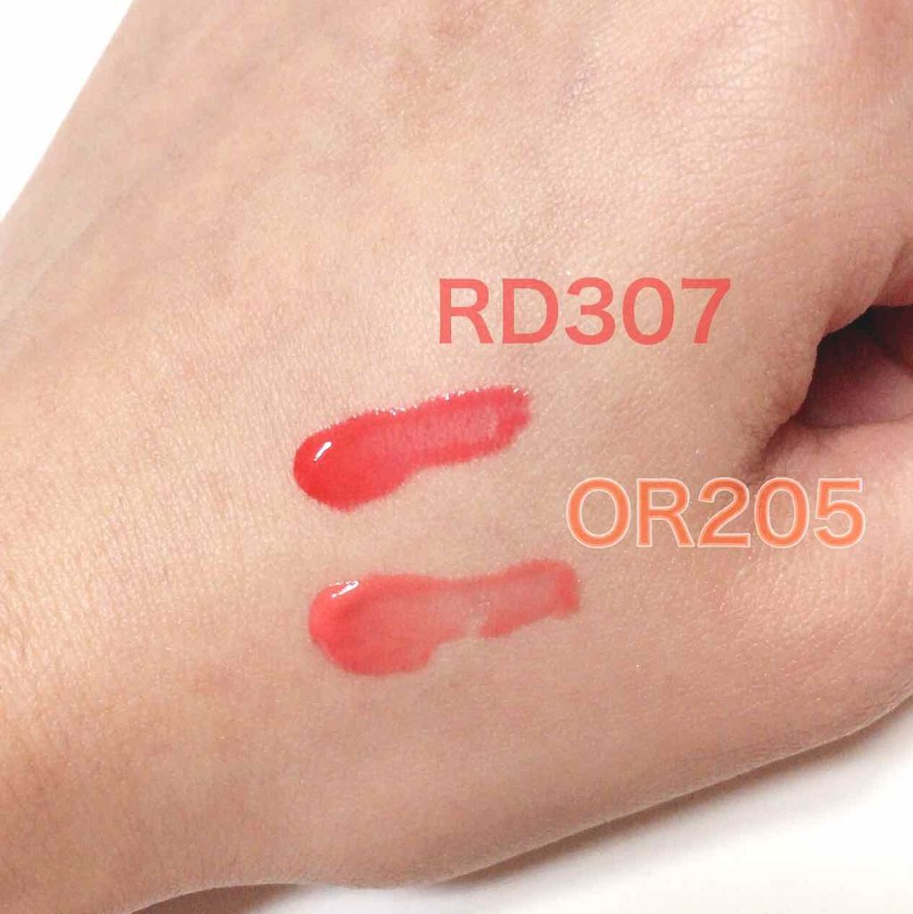 ディアダーリン ウォータージェルティント （アイスティント）/ETUDE/口紅を使ったクチコミ（2枚目）