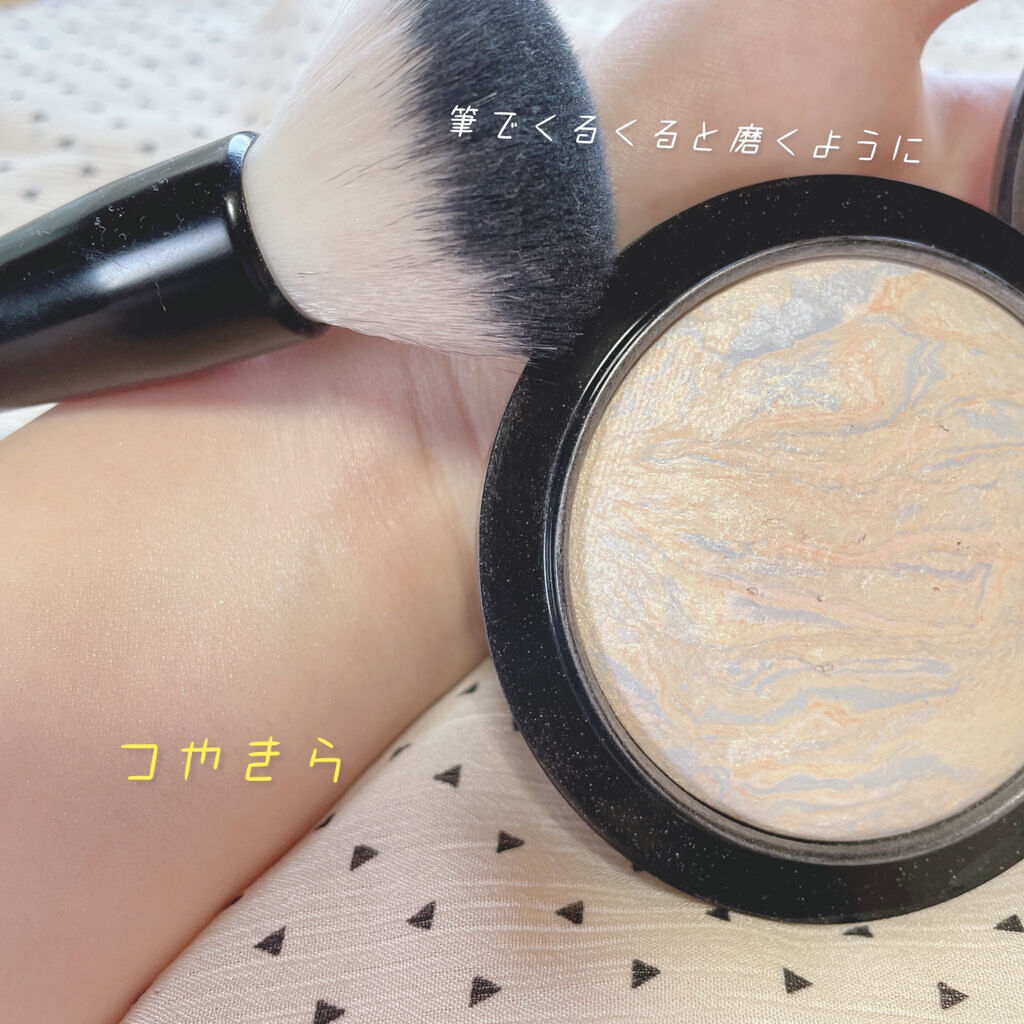 UR GLAM　CHEEK BRUSH/U R GLAM/メイクブラシを使ったクチコミ（2枚目）