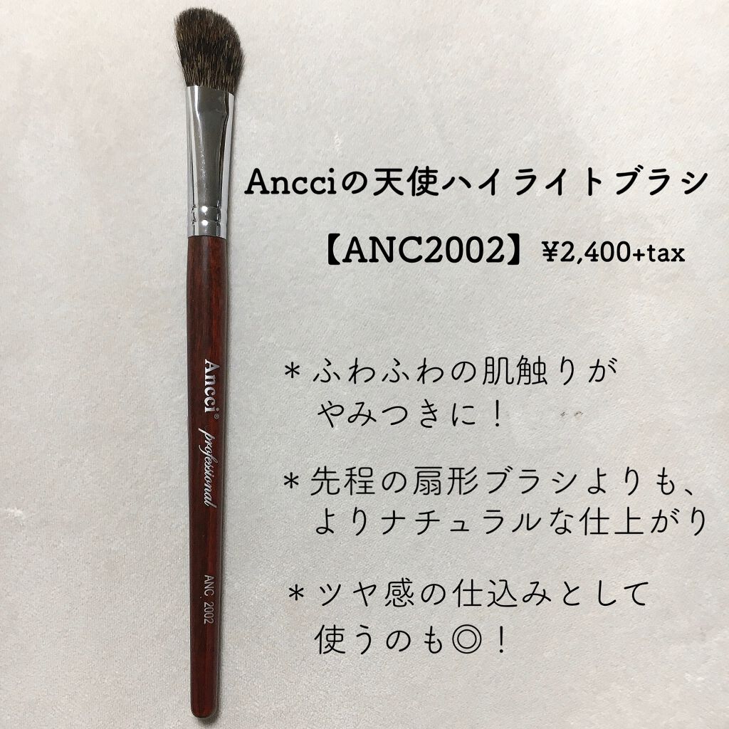 ANC 102S/Ancci brush/メイクブラシを使ったクチコミ(3枚目)