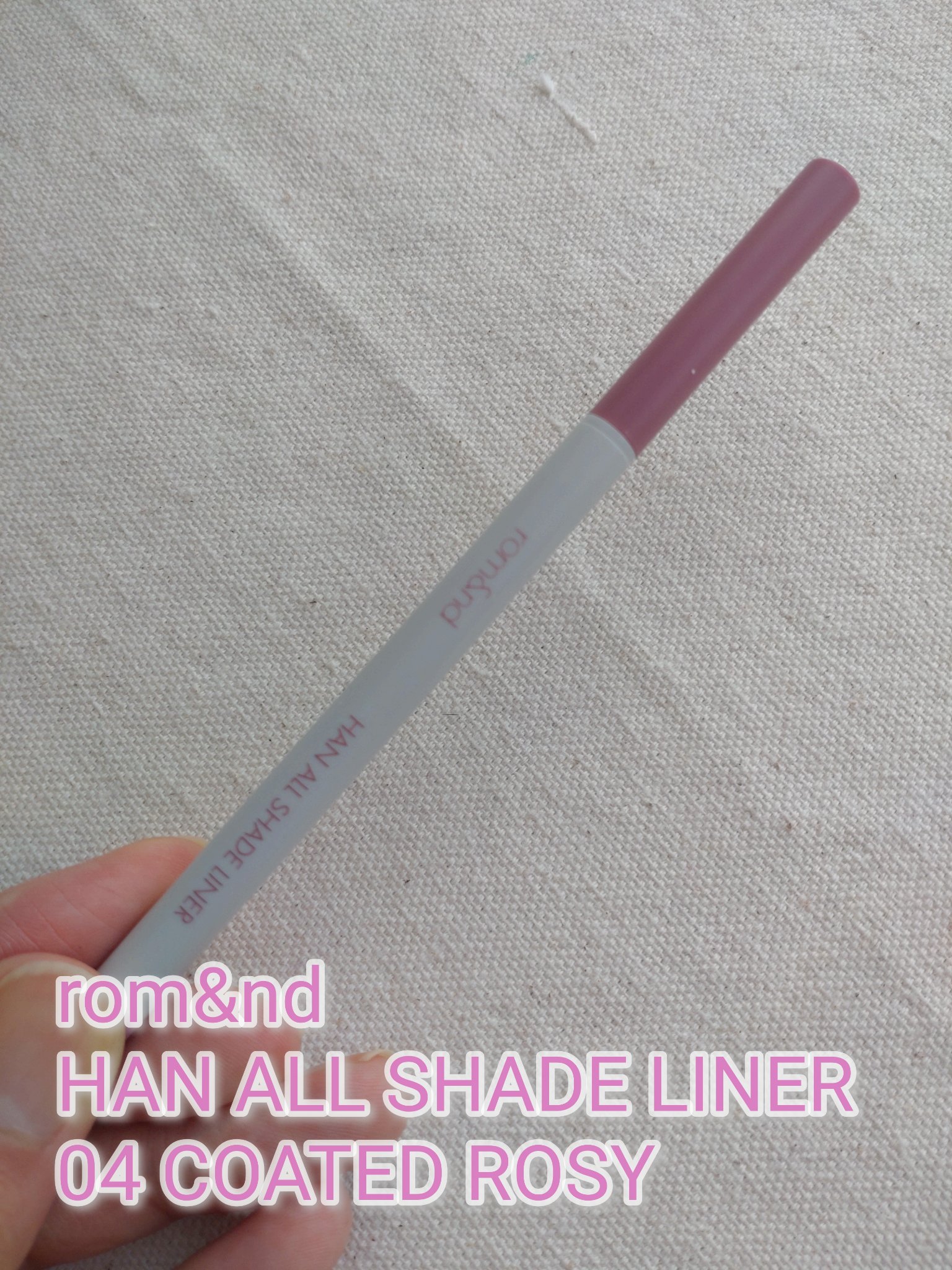ハンオールシェードライナー/rom&nd/ペンシルアイライナーを使ったクチコミ（1枚目）