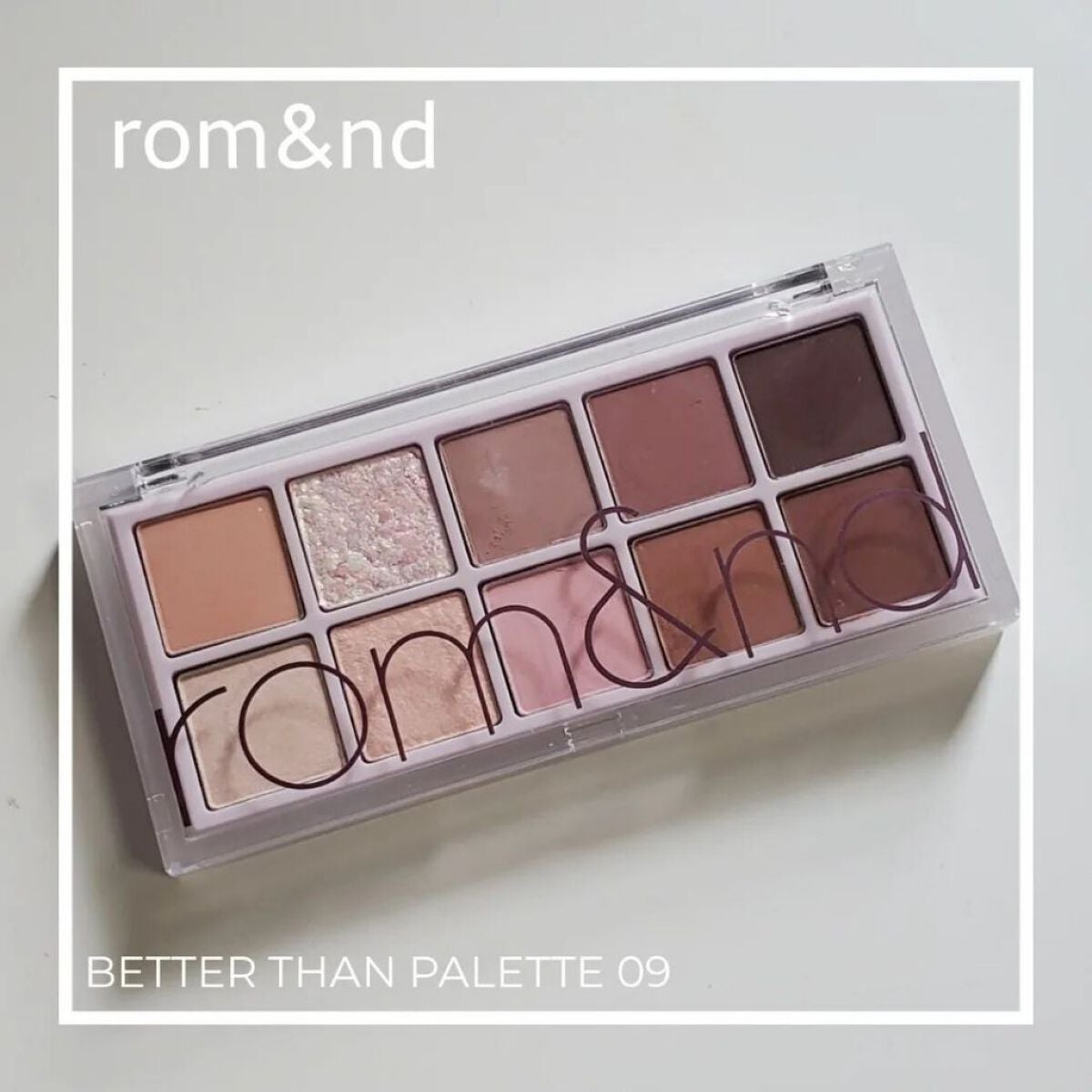 ベターザンパレット/rom&nd/アイシャドウパレットを使ったクチコミ(1枚目)