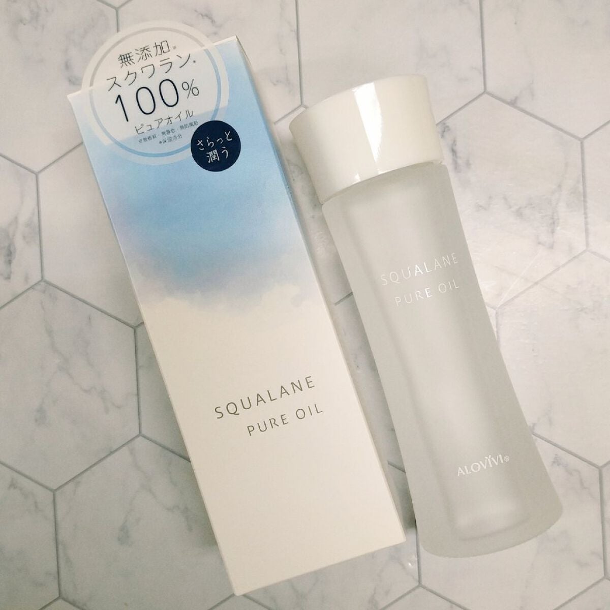 スクワランピュアオイル/アロヴィヴィ/フェイスオイルを使ったクチコミ(2枚目)