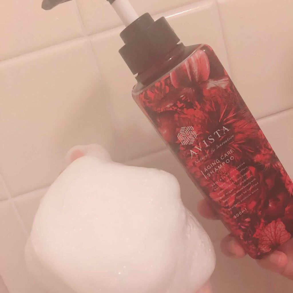 アビスタ エイジングケアシャンプー／コンディショナー シャンプー 300ml/AVISTA/市販シャンプーを使ったクチコミ（3枚目）