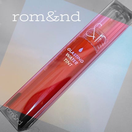 グラスティングウォーターティント/rom&nd/リップティントを使ったクチコミ(1枚目)
