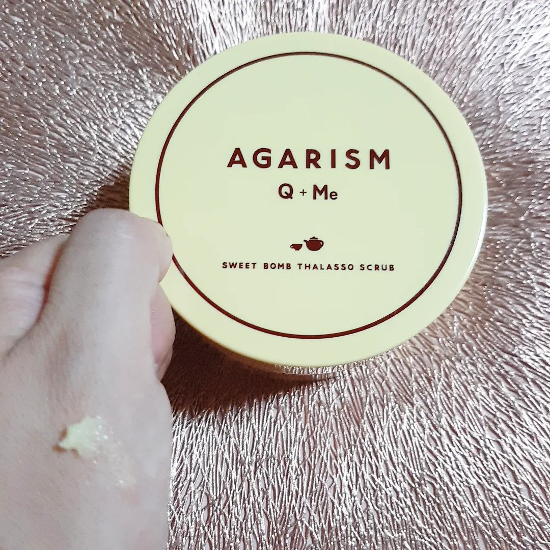 Q+Me スウィートボムタラソスクラブレモンティーの香り/AGARISM/バストケア・ヒップケアを使ったクチコミ（2枚目）